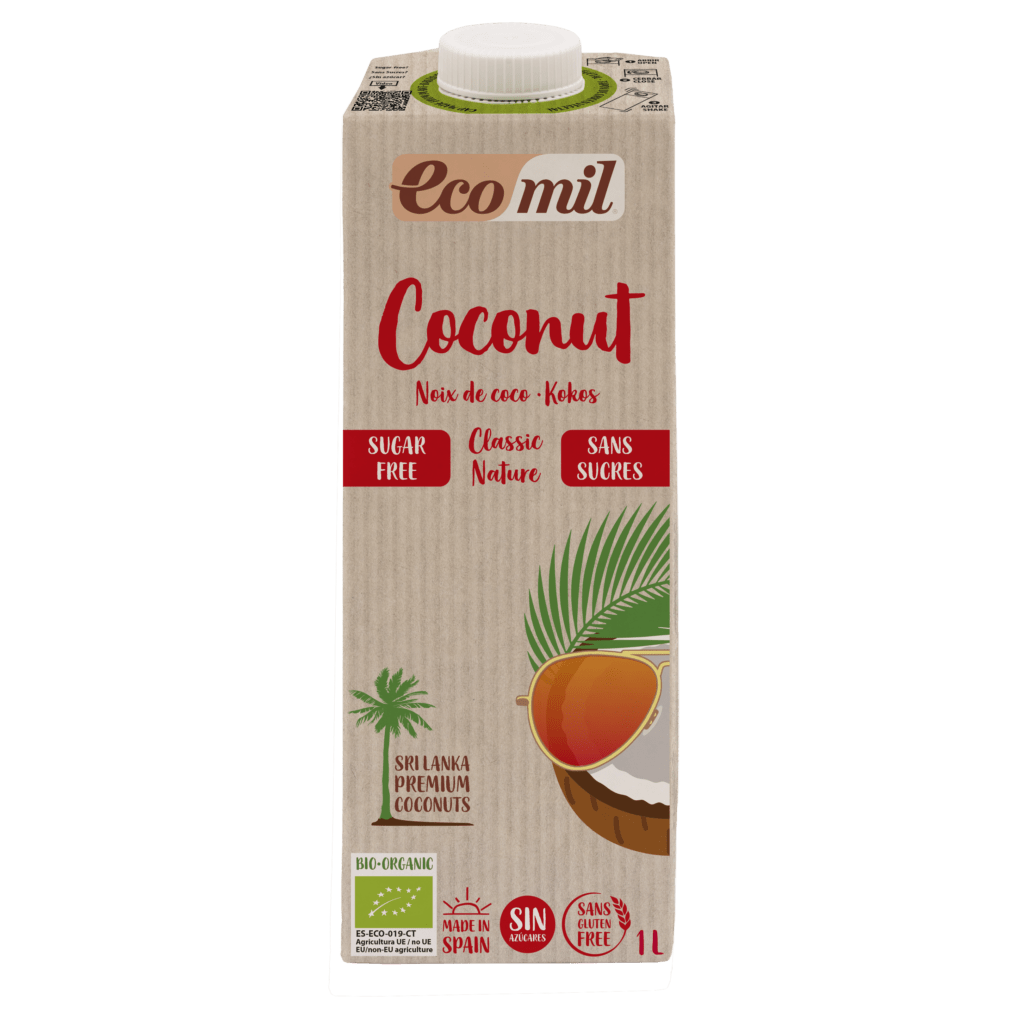 EcoMil Boisson à la Noix de Coco Classique Nature Bio 1 L