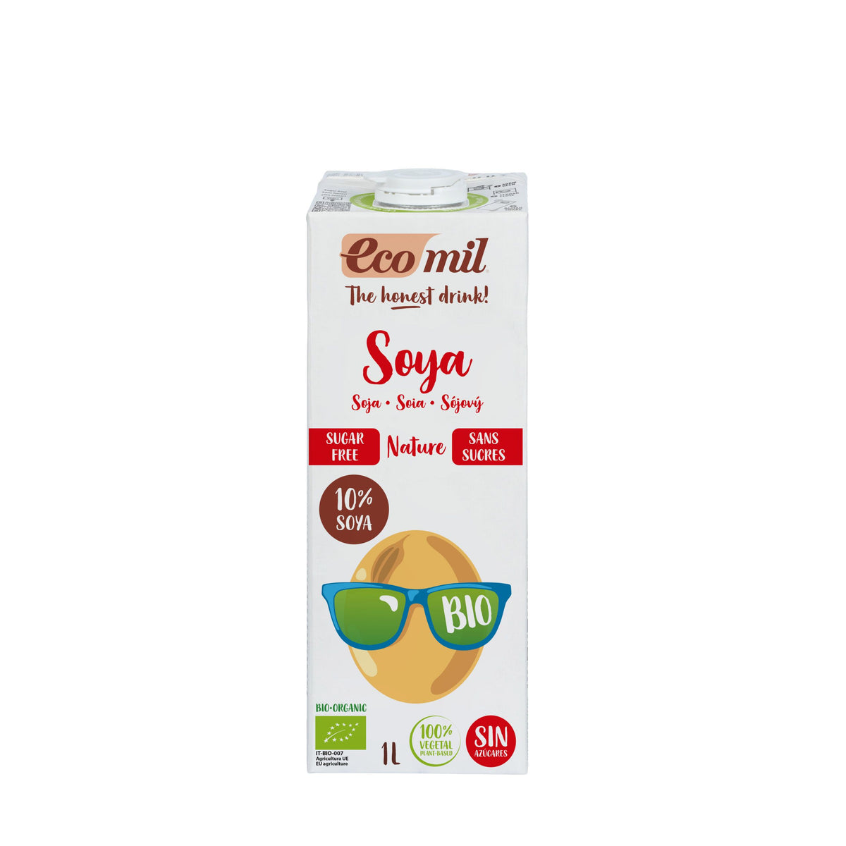 Ecomil Soja 0% Sucre Bio 1L