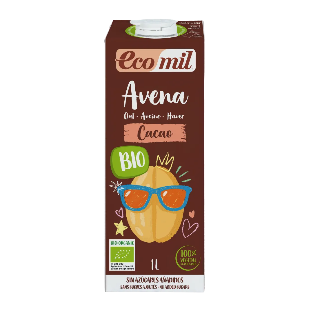 Boisson bio à l’avoine et au cacao Ecomil 1 L