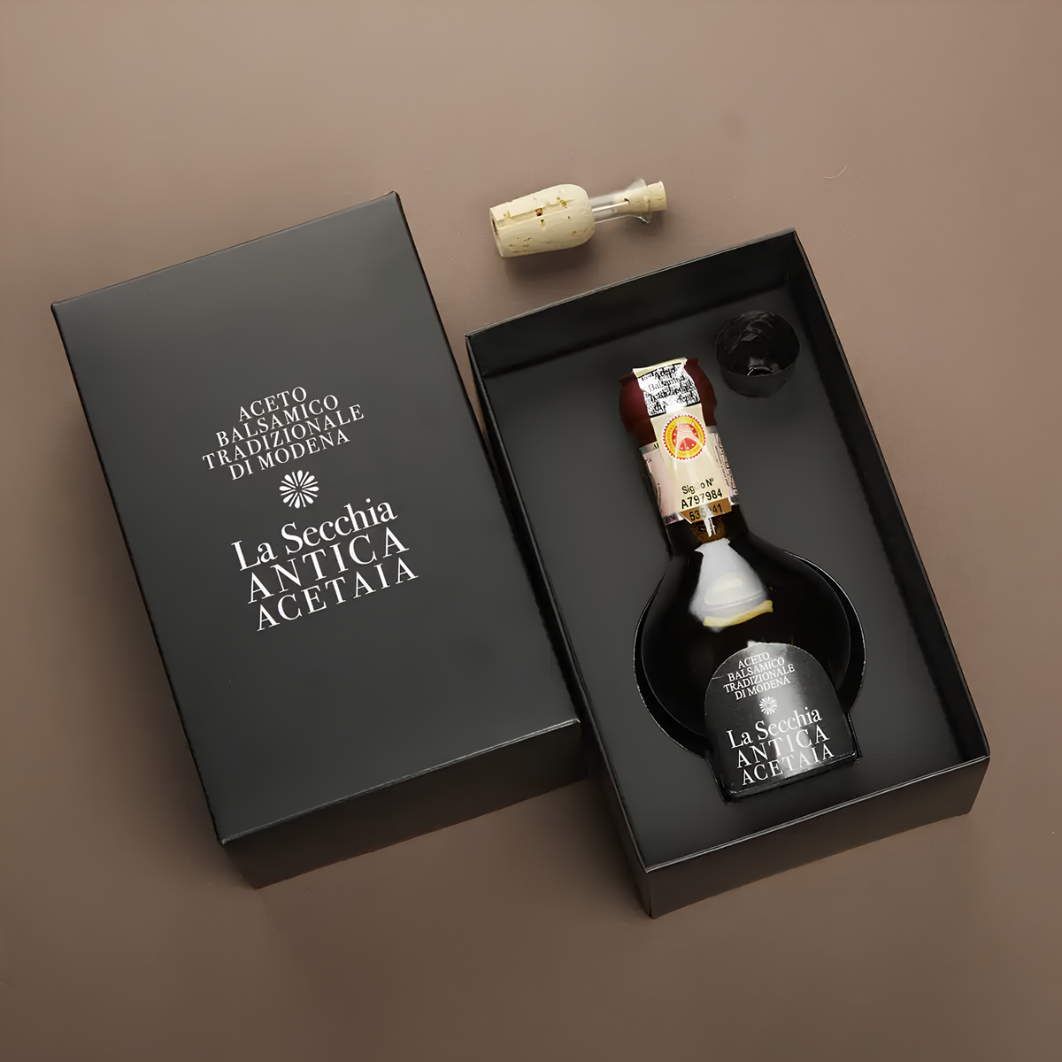 Vinaigre Balsamique La Secchia Antica Acetaia, Tradizionale di Modena DOP, Affiné - 100ml