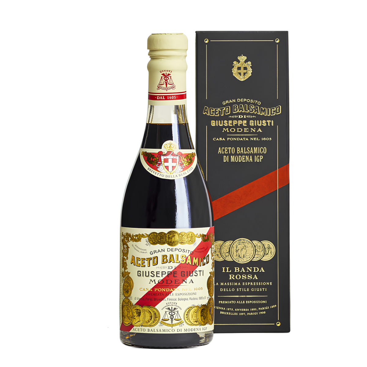 Vinaigre Balsamique de Modena IGP 5 Acetaia Giusti "Banda Rossa" 250 ml