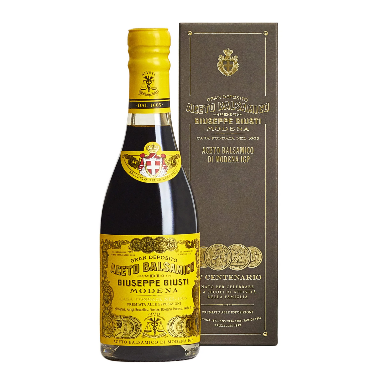 Vinaigre Balsamique de Modena IGP 5 Acetaia Giusti "IV Centenario" 250 ml