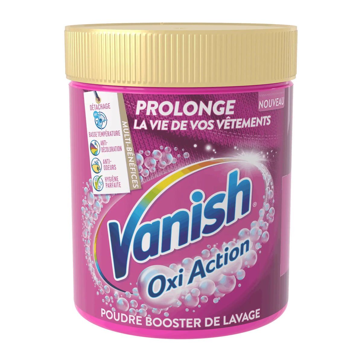 Détachant Poudre Vanish Oxi Action 500 gr
