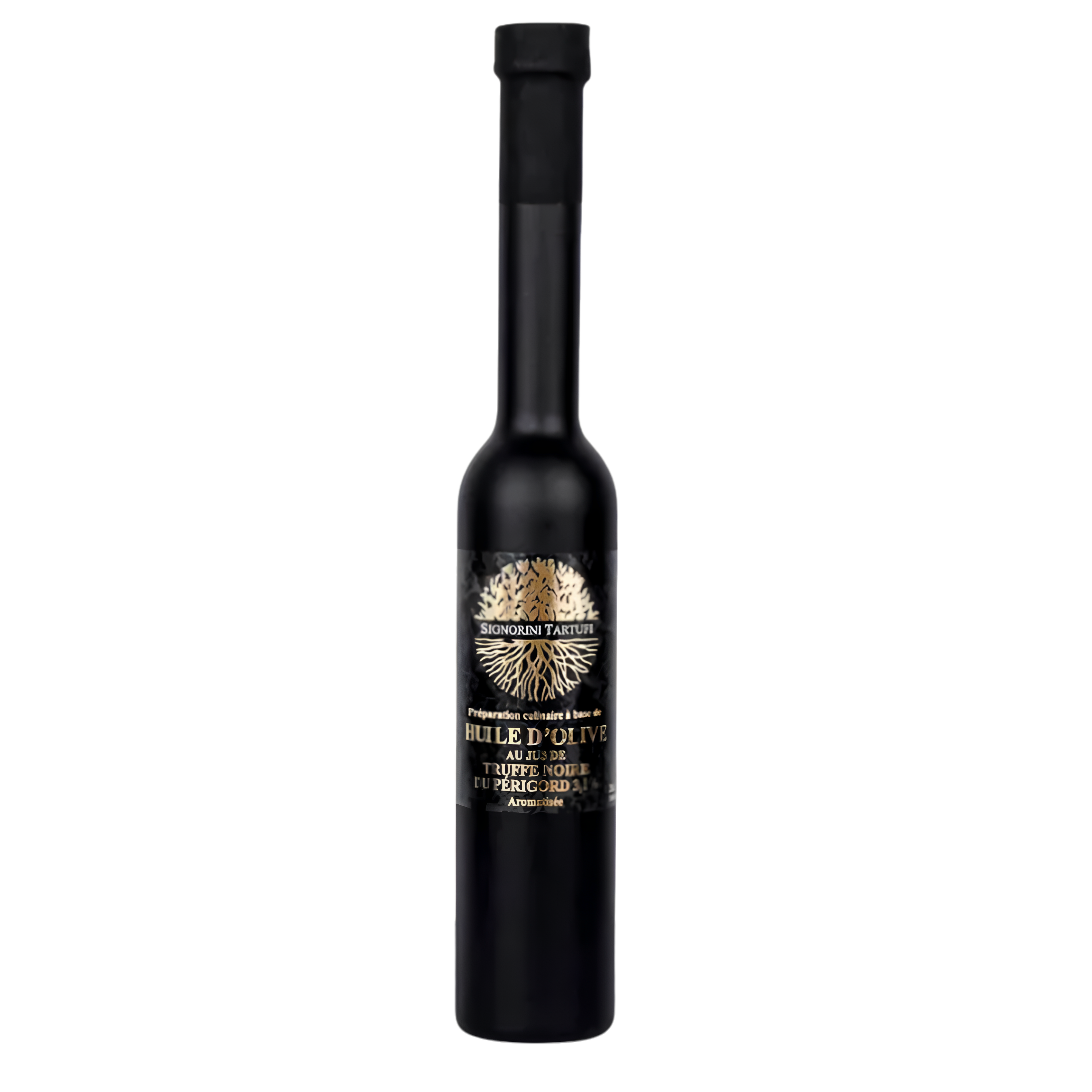 Huile d'olive au jus de truffe noire du Périgord 3,1 % aromatisée 20cl