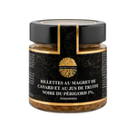 Rillettes au magret de canard et au jus de truffe noire du Périgord 3 % – 100 g