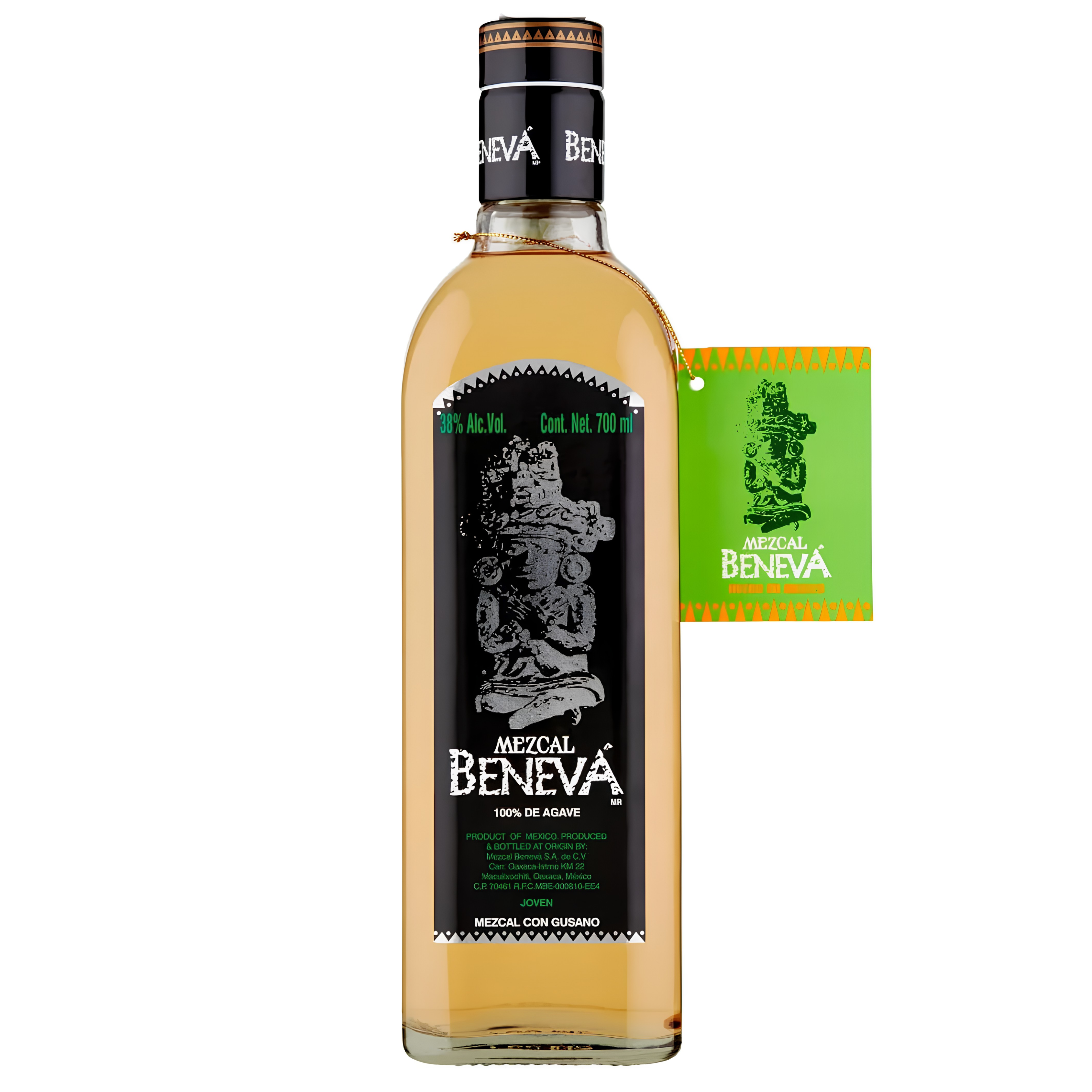 Mezcal Beneva con gusano - 70 cl
