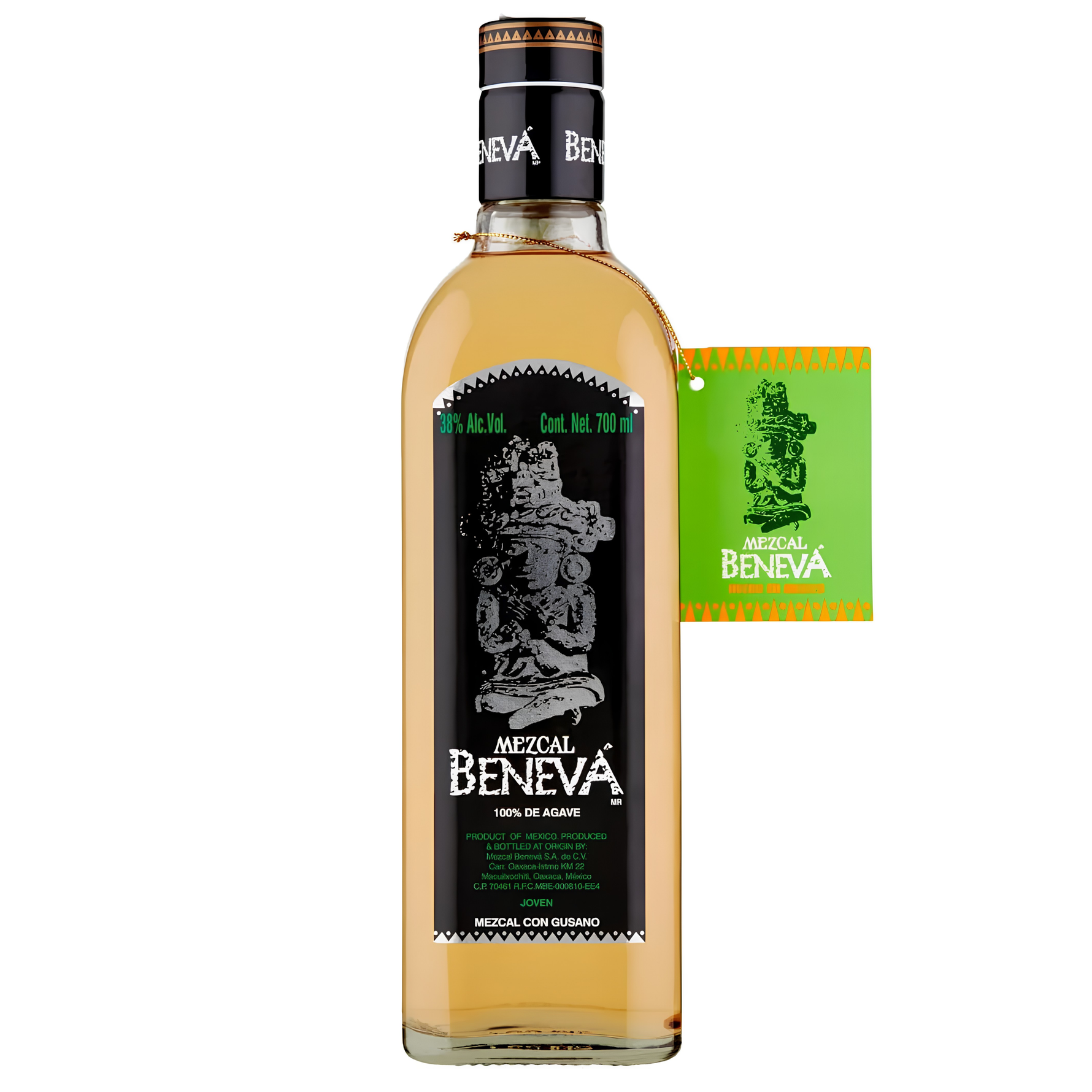 Mezcal Beneva con gusano - 70 cl
