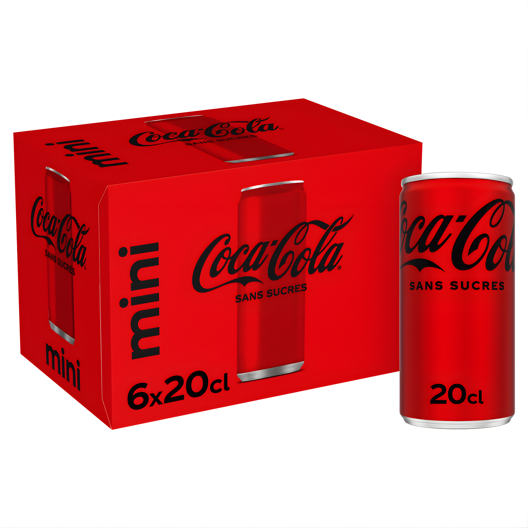 Coca Cola Mini Zéro 20cl x 6
