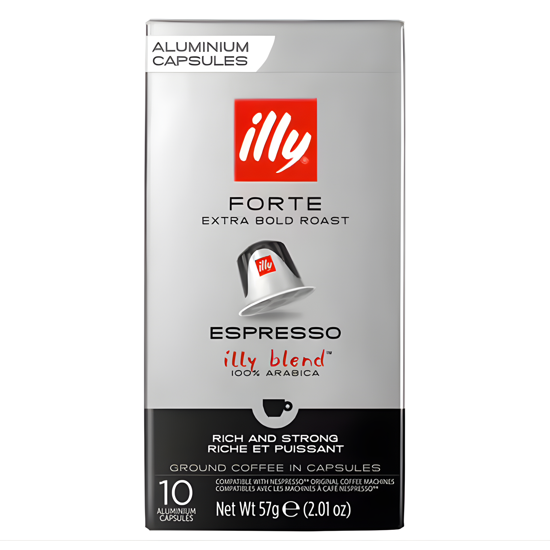 Café Illy Forte - 10 capsules