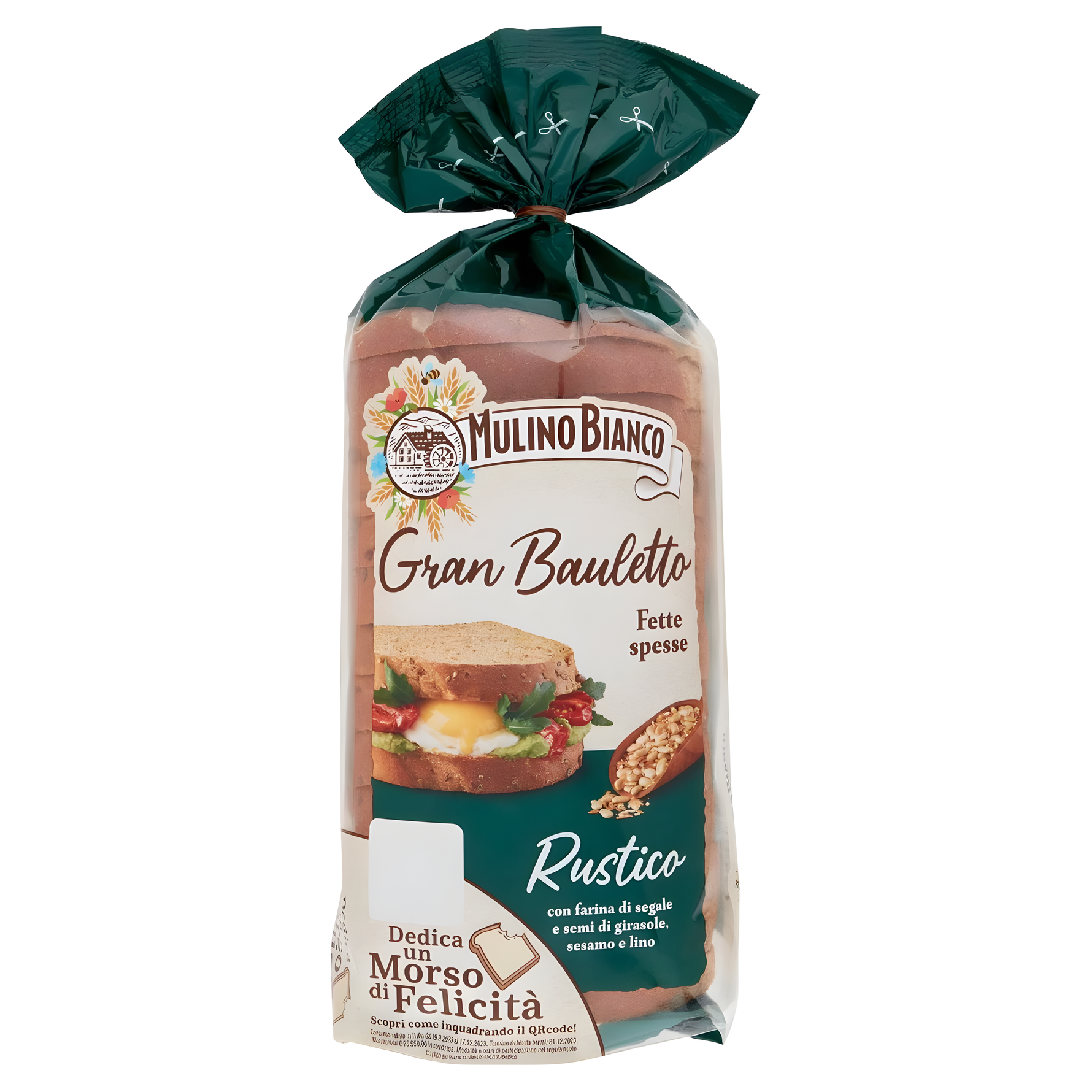 Pain de Mie Mulino Bianco Rustique - 500gr