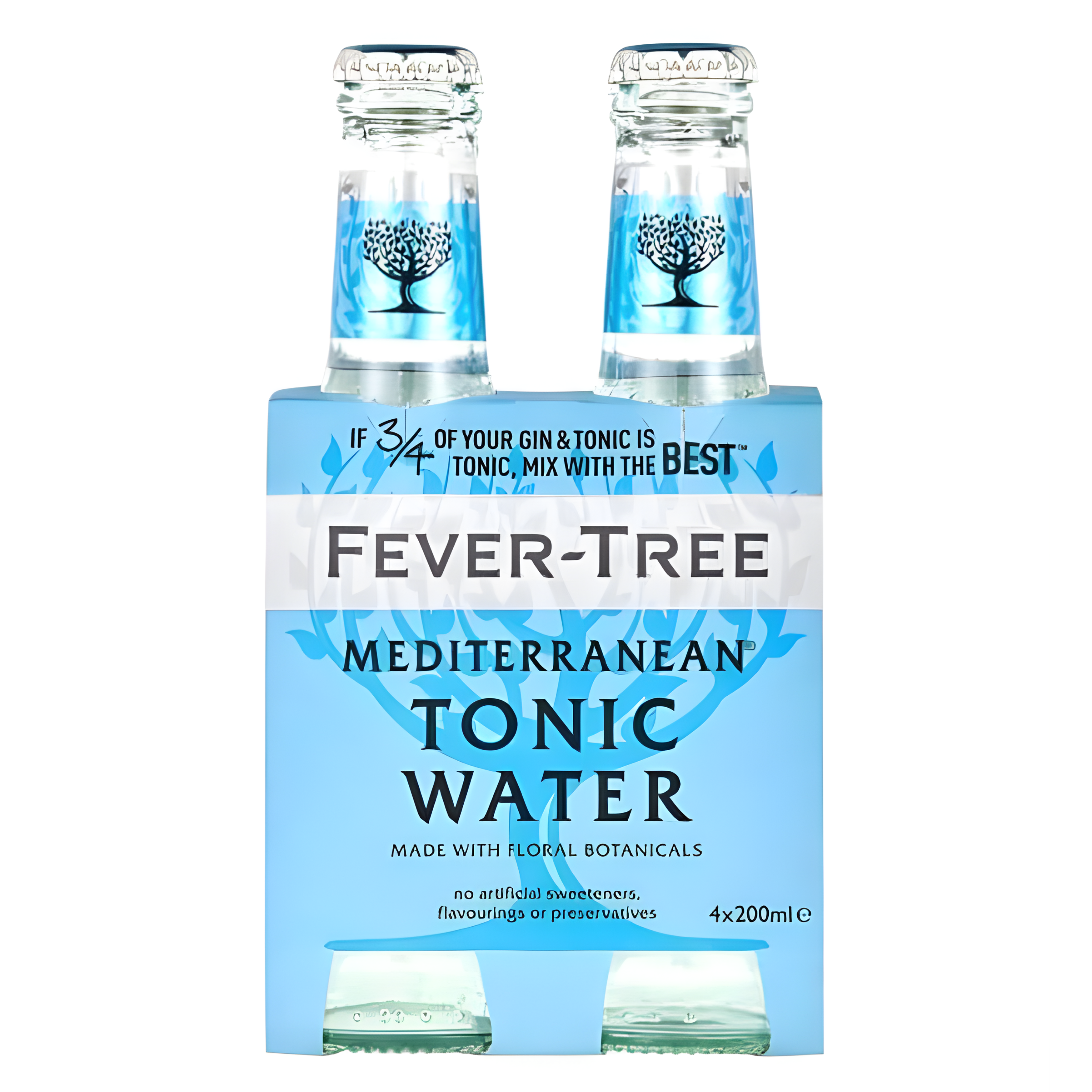 Fever Tree Mediterranean Tonic Water 20cl x 4