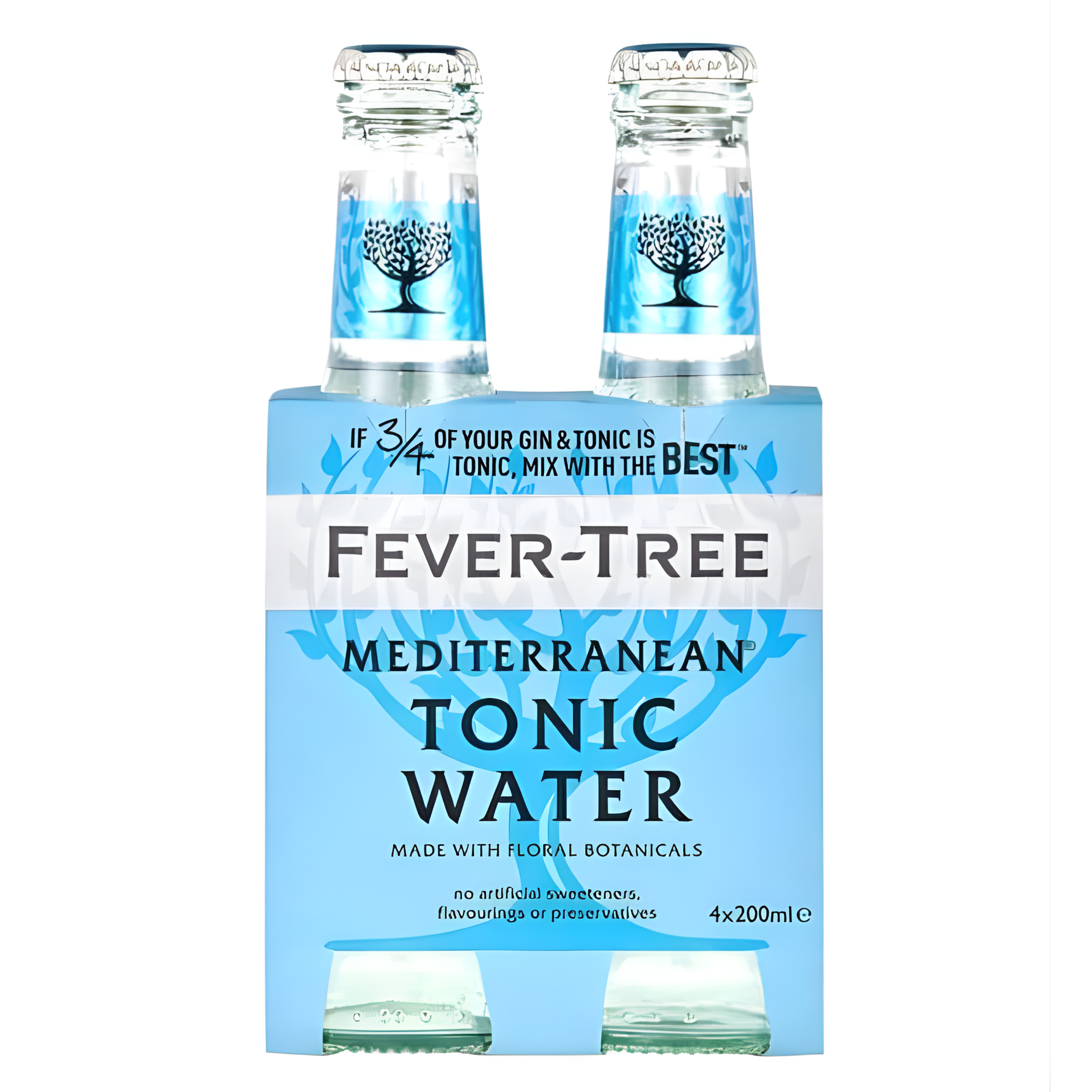 Fever Tree Mediterranean Tonic Water 20cl x 4