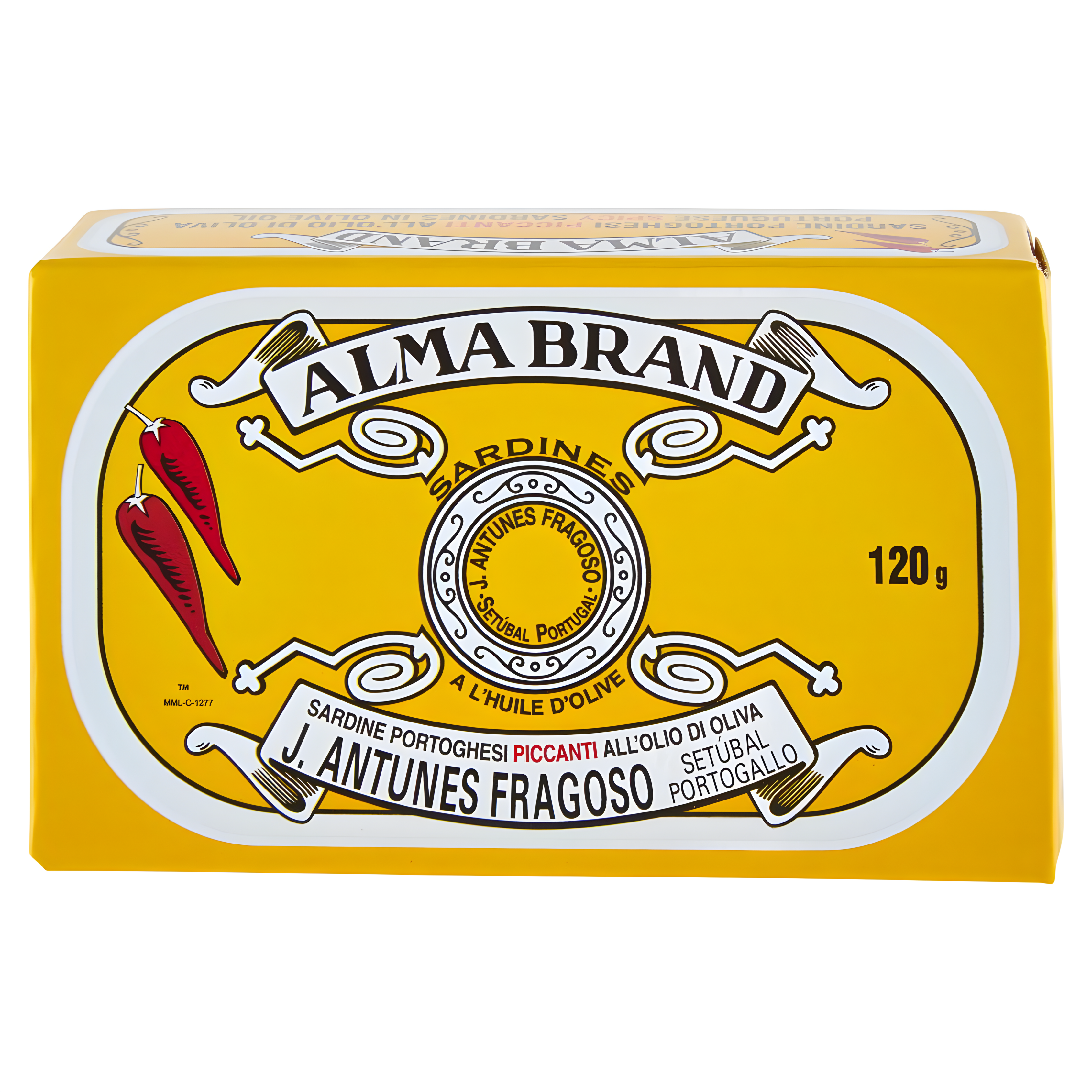 Conserve Sardine Alma Brand - Piquantes - 120gr