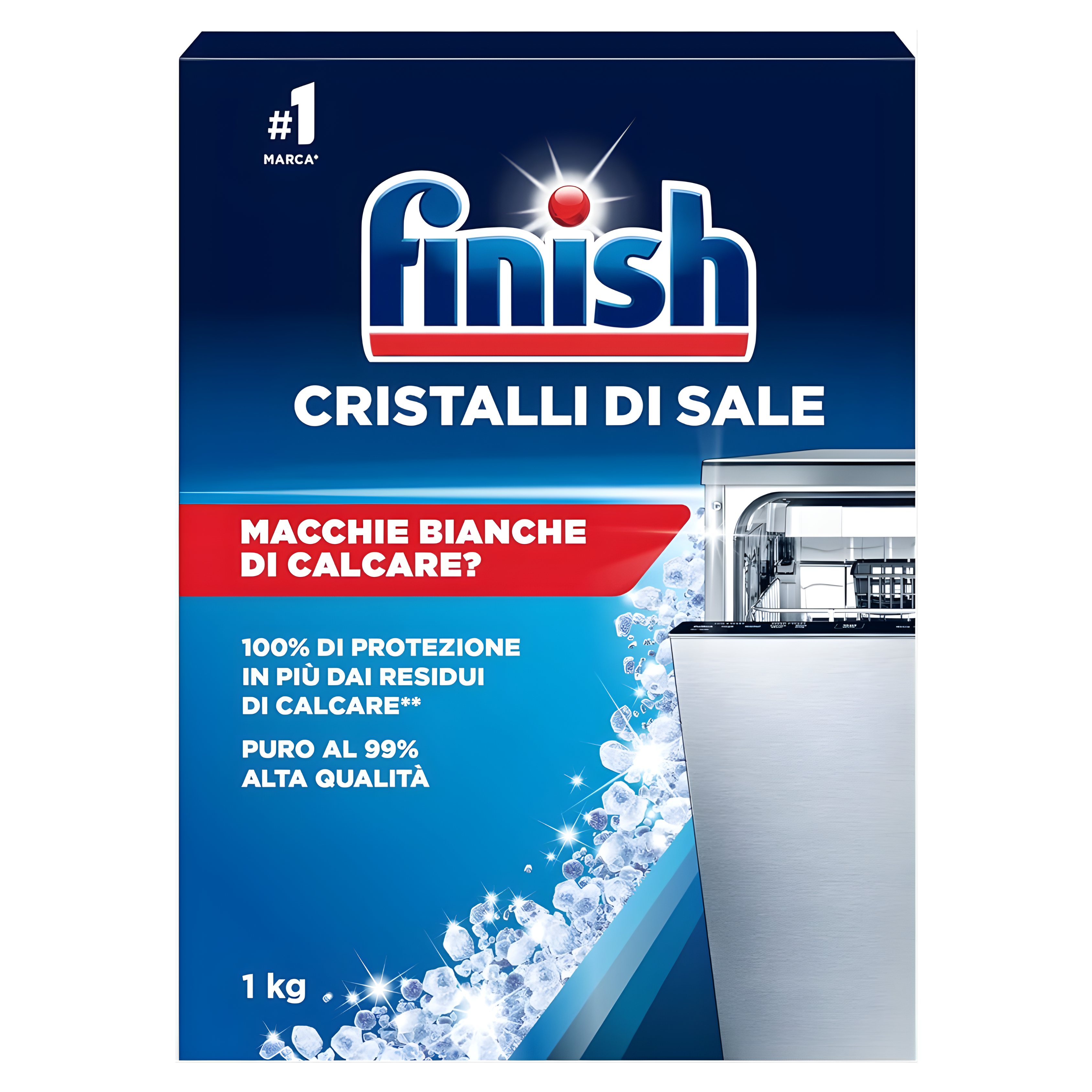 Cristaux de Sel Finish anti-calcaire - 1kg