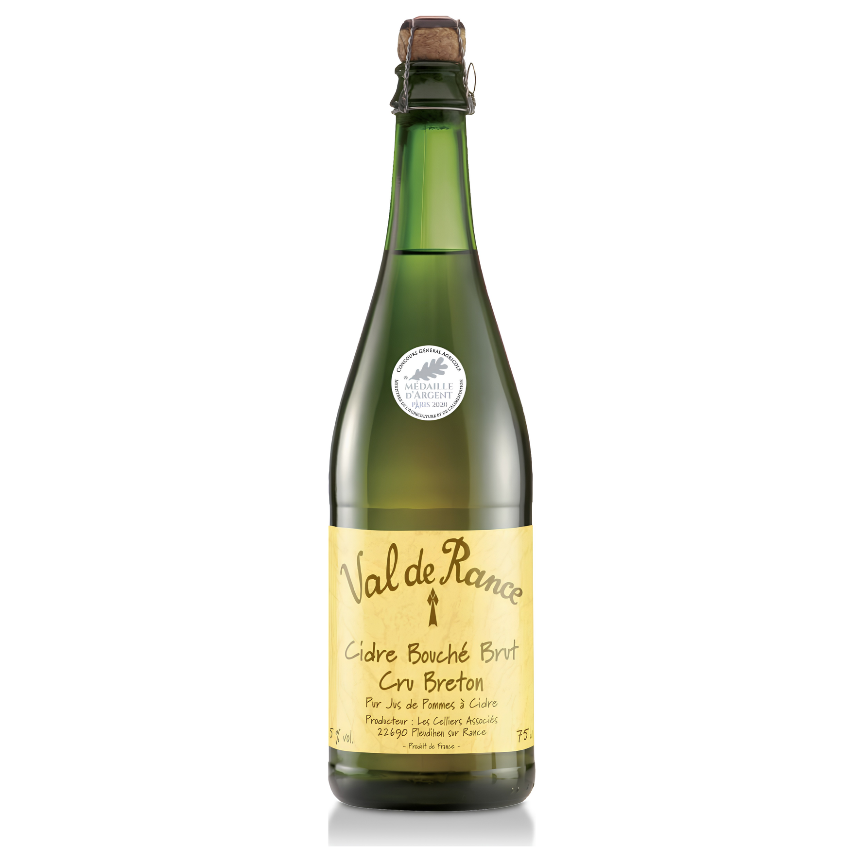 Cidre 5,5° Val de rance Bretagne Brut - 75cl x 6