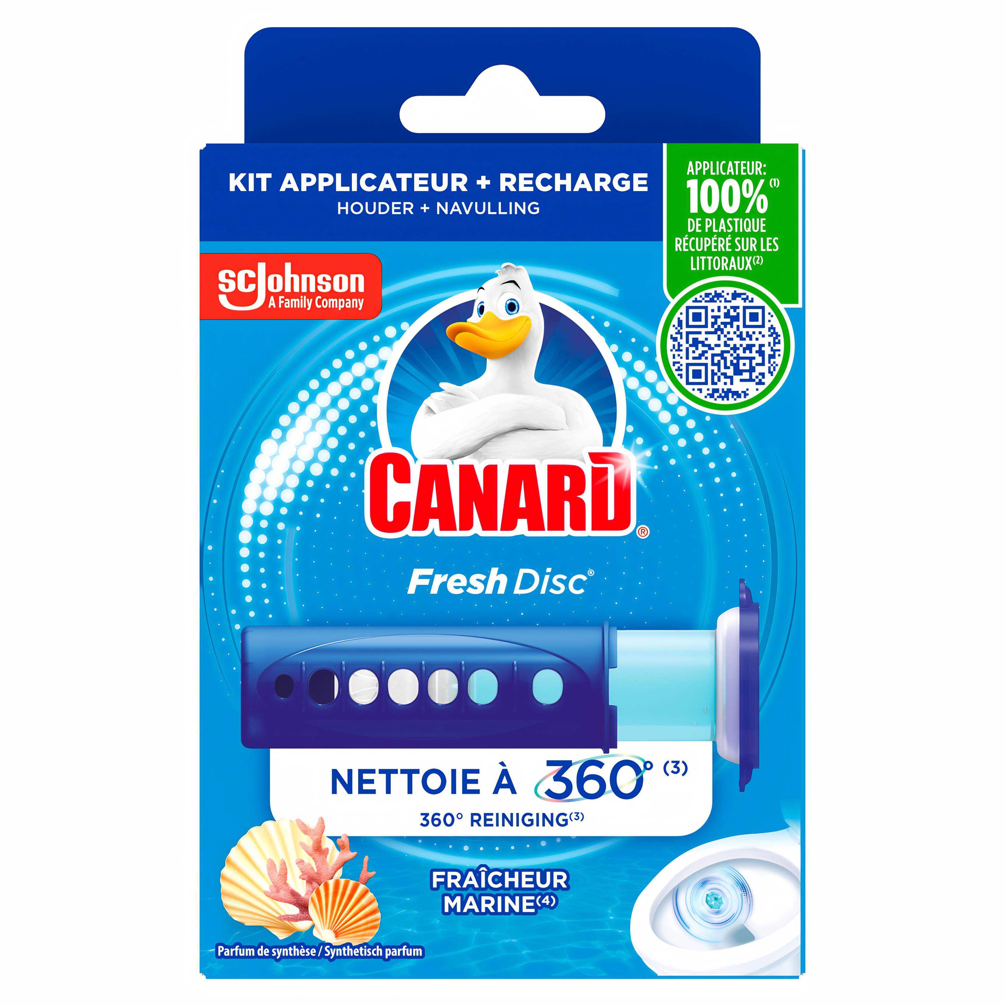 Blocs WC Canard fresh disque Marine