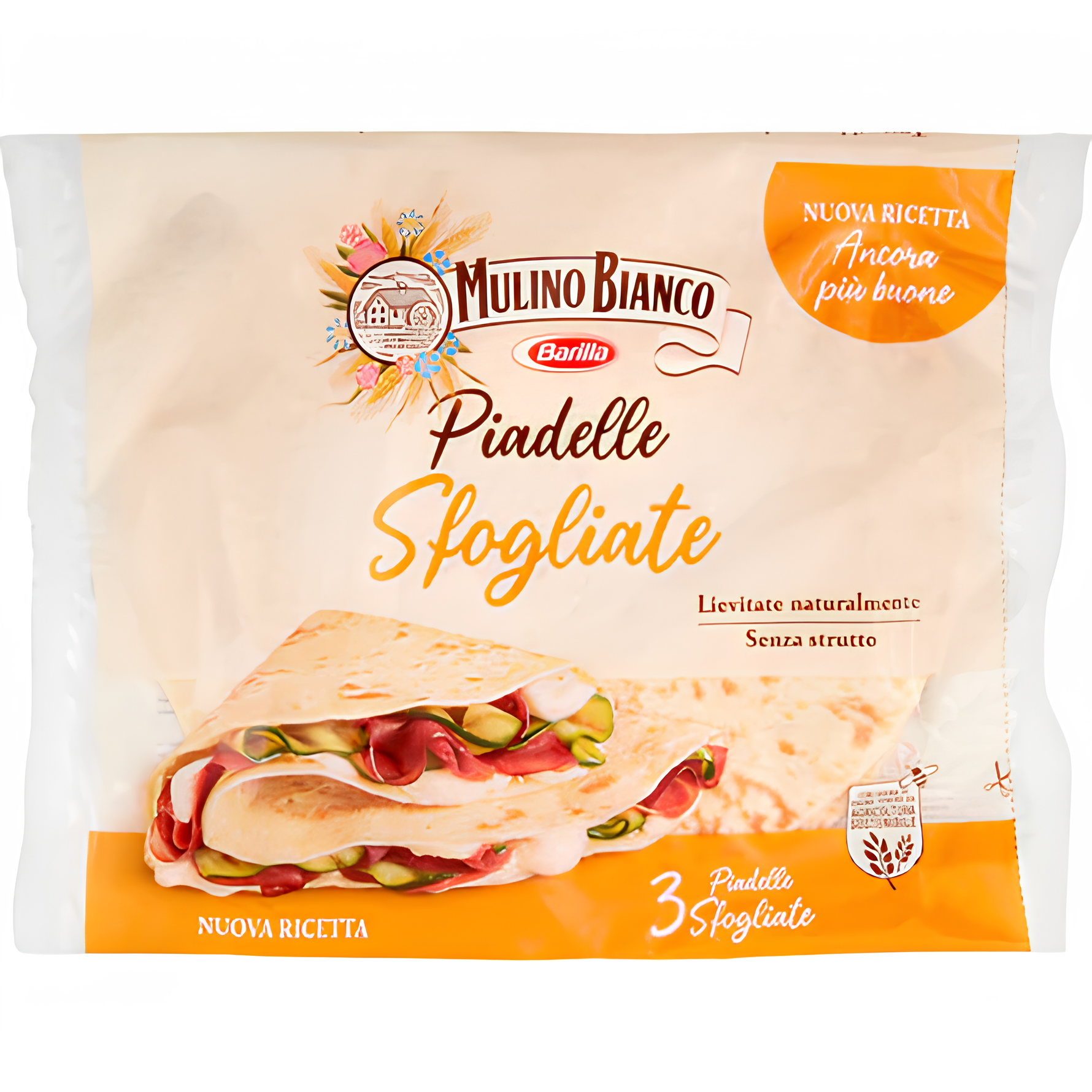 Piadelle Mulino Bianco - Feuilleté - 225gr