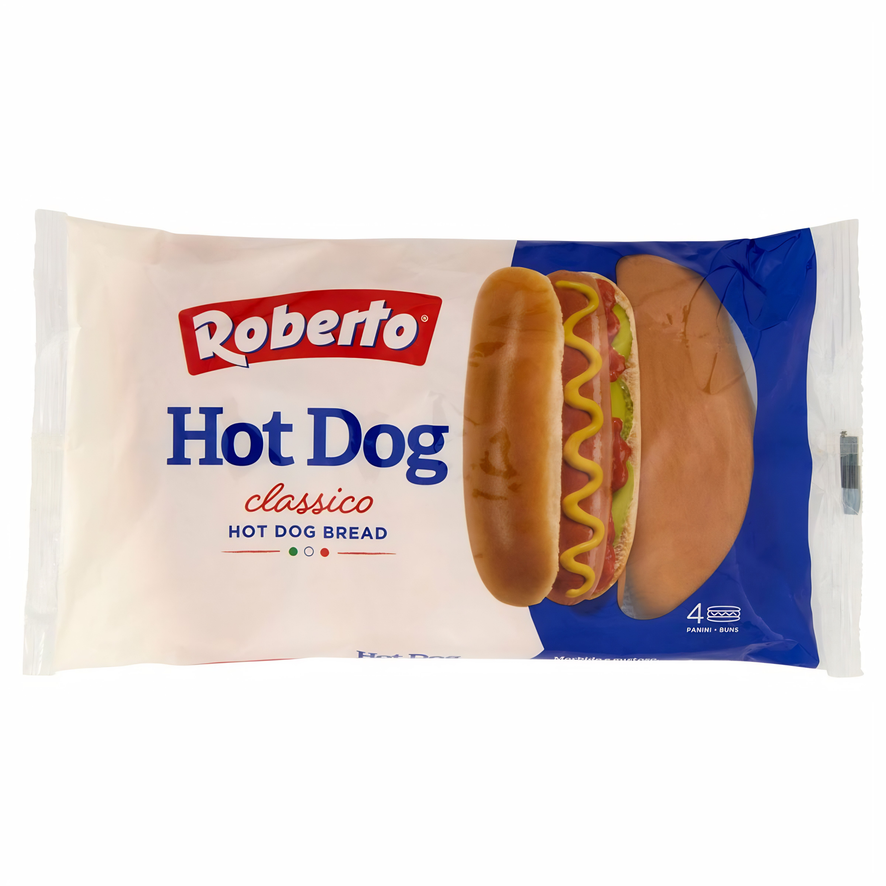 Pain Roberto Hot-Dog - Classico x4 - 250 gr