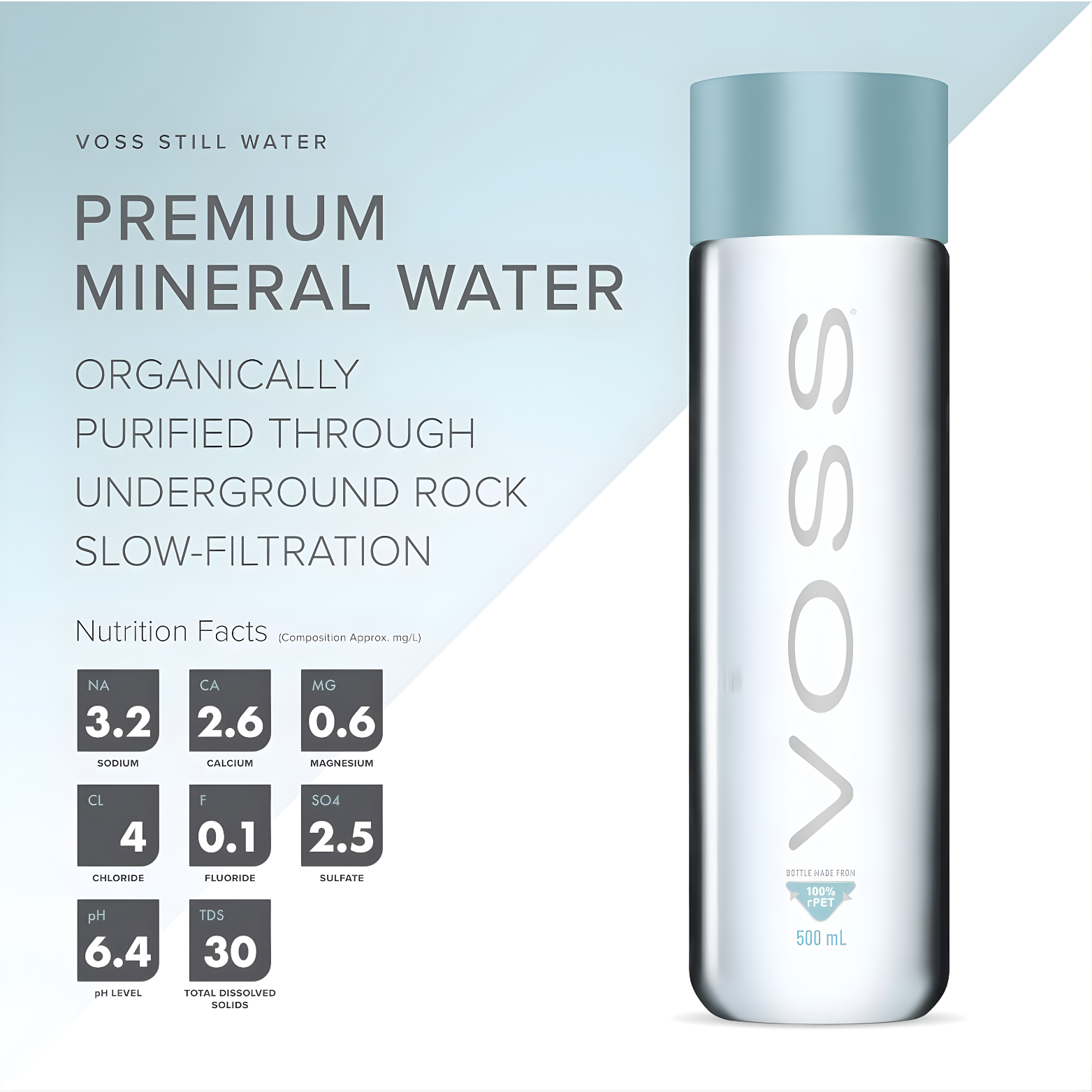 Voss Water Pet 50cl x 24