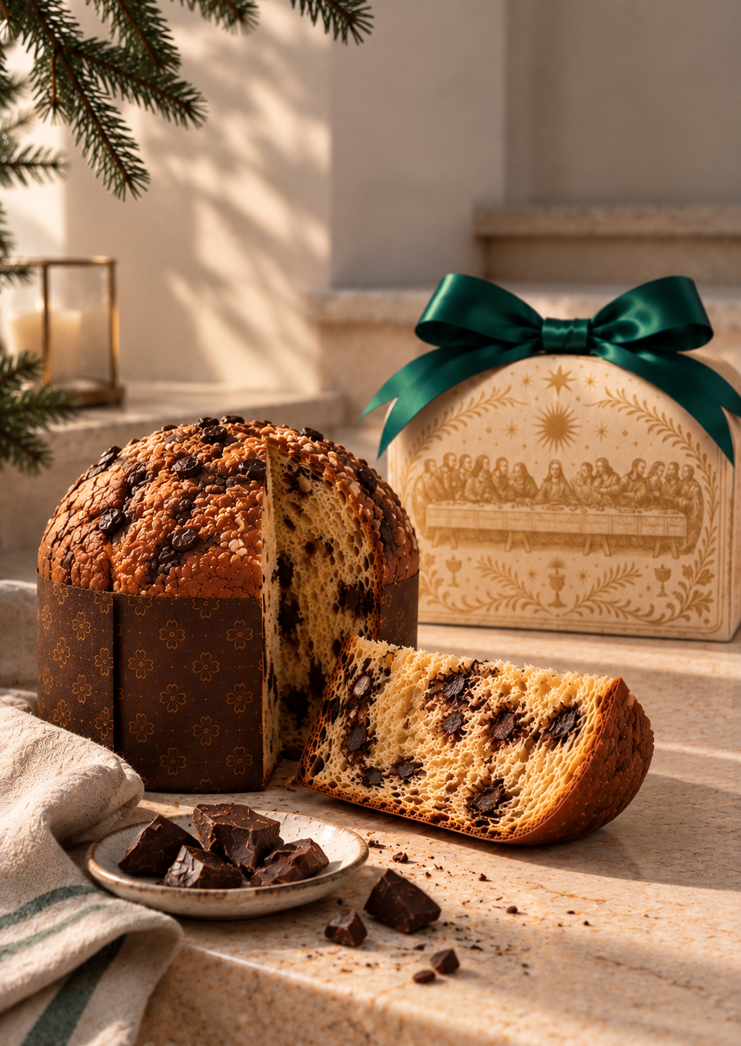 Panettone Artisanal au Chocolat 1kg